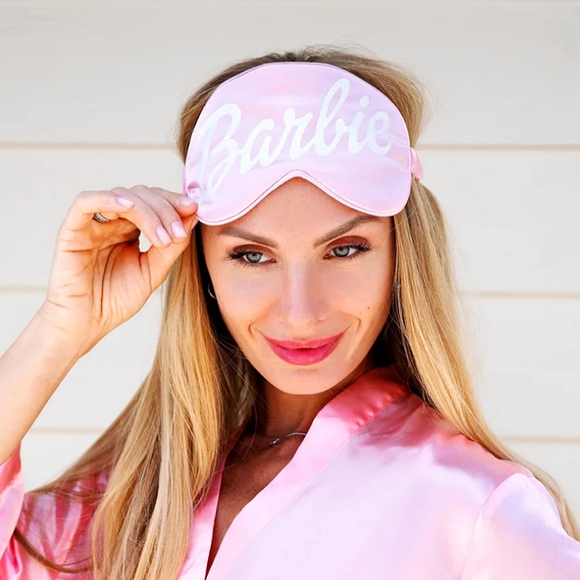 Barbie Other - Pink Satin Barbie Sleep Mask